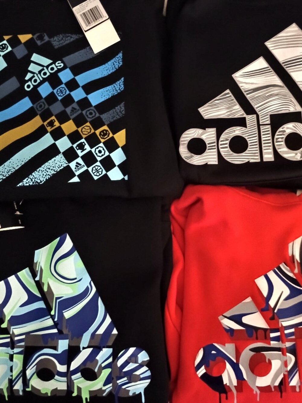 4 Adidas Hoodies Boys Youth Large Never Worn